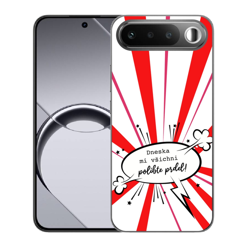 mmCase géltok a Realme 16 5G-hez – vicces szöveg, 15, fehér háttér