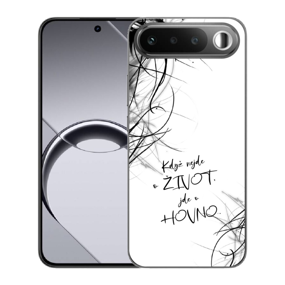 mmCase géltok a Realme 16 5G-hez – vicces felirat, 16, fehér háttér
