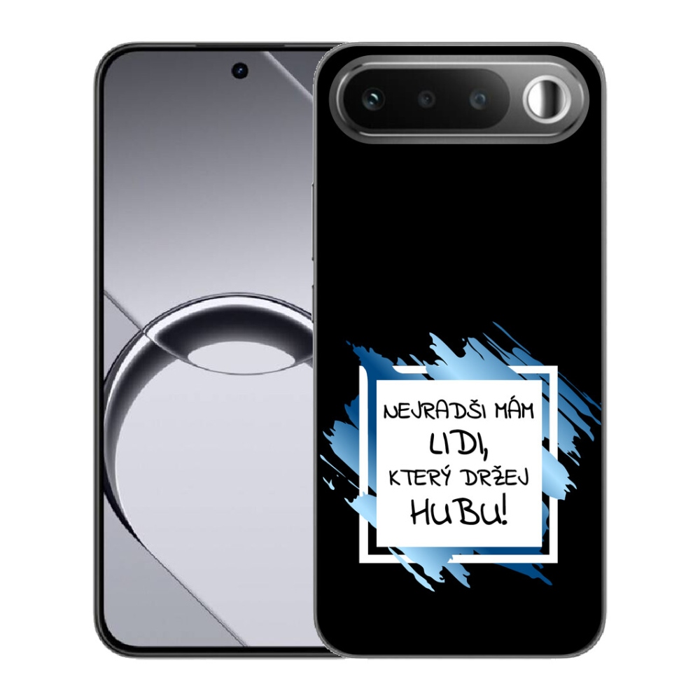 mmCase gél tok a Realme 16 5G-hez – vicces szöveg, 7 fekete-fehér háttér