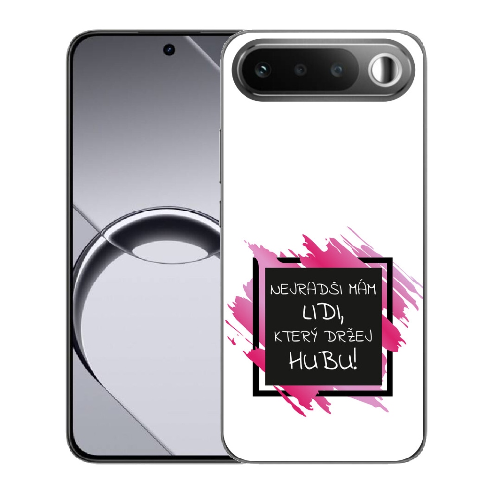 mmCase géltok a Realme 16 5G-hez – vicces szöveg, 7 fekete-fehér háttér