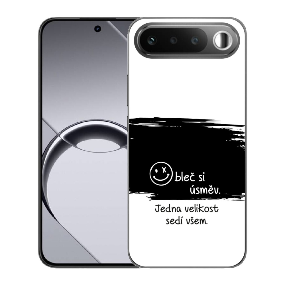 mmCase géltok a Realme 16 5G-hez – vicces szöveg, 8 fekete-fehér háttér