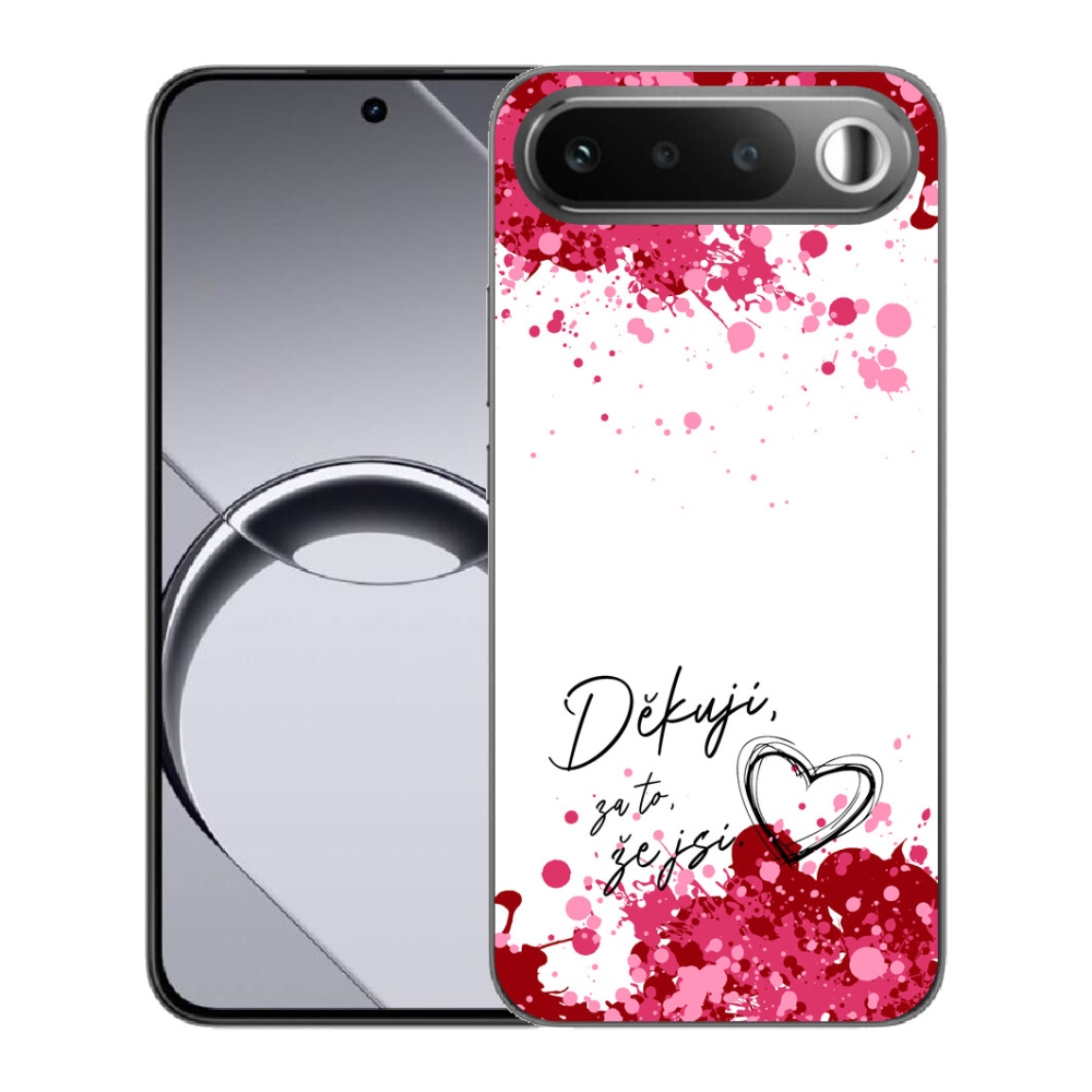 mmCase géltok a Realme 16 5G-hez – „In Love” felirat, fehér háttér