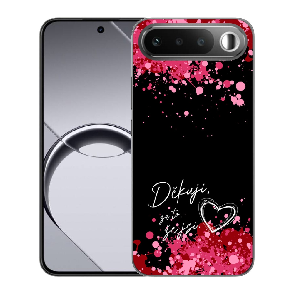 mmCase géltok a Realme 16 5G-hez – „In Love” felirat, fekete háttér