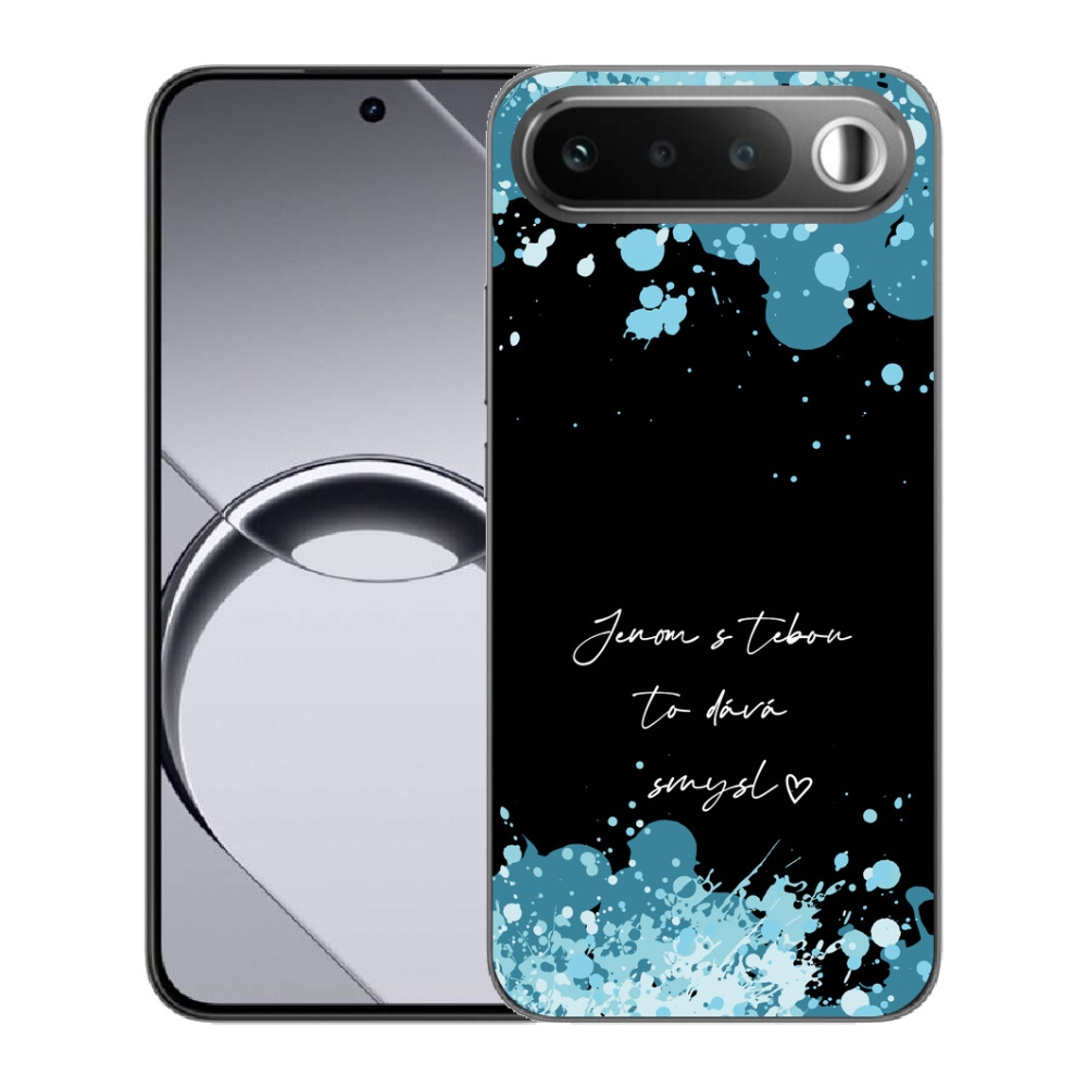 mmCase gél tok a Realme 16 5G-hez – „In Love” felirat fekete háttérrel