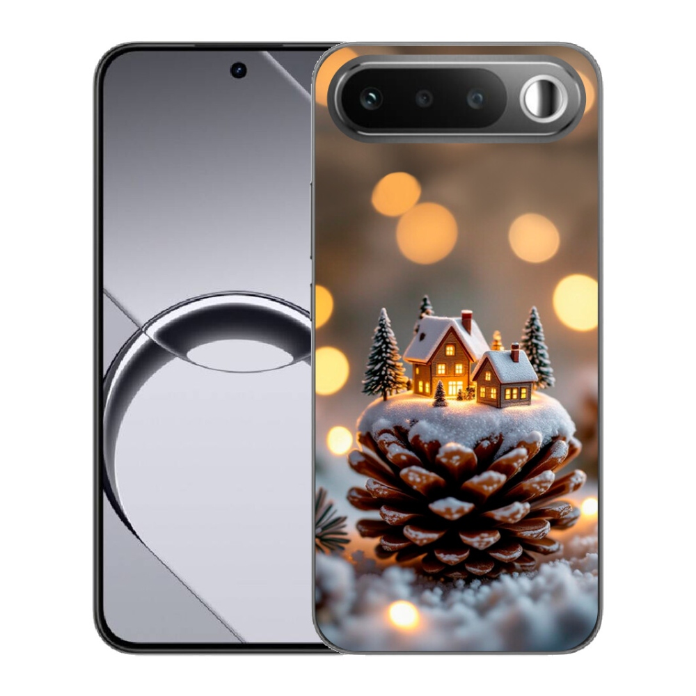mmCase gélhuzat a Realme 16 5G-hez – téli falu