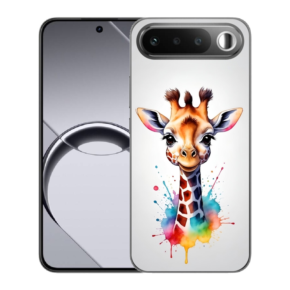 mmCase gél tok a Realme 16 5G-hez – zsiráf 1
