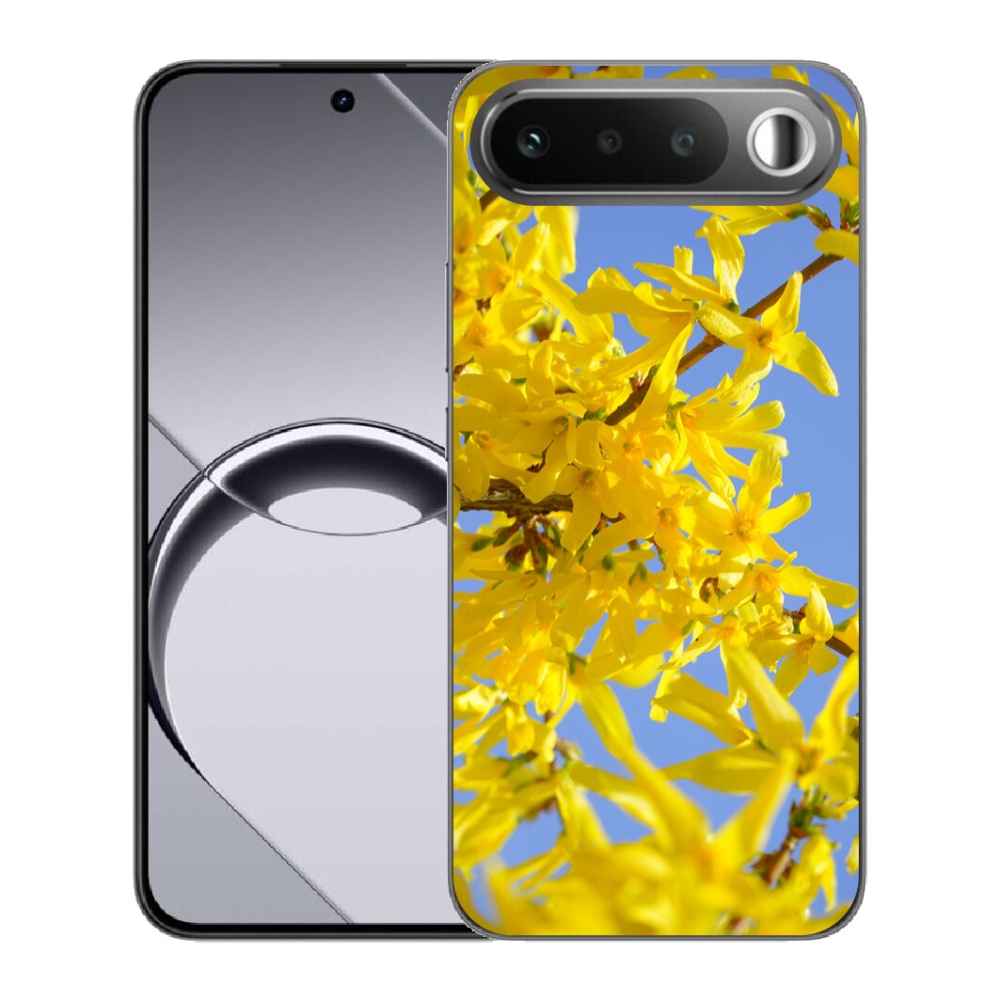 mmCase gél tok a Realme 16 5G-hez – sárga virágok
