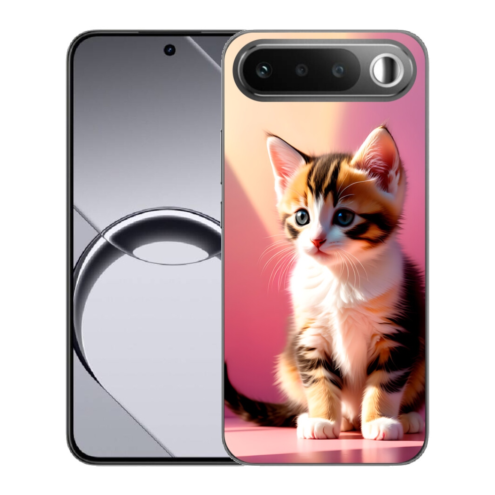 mmCase gél tok a Realme 16 5G-hez – kíváncsi cica 2