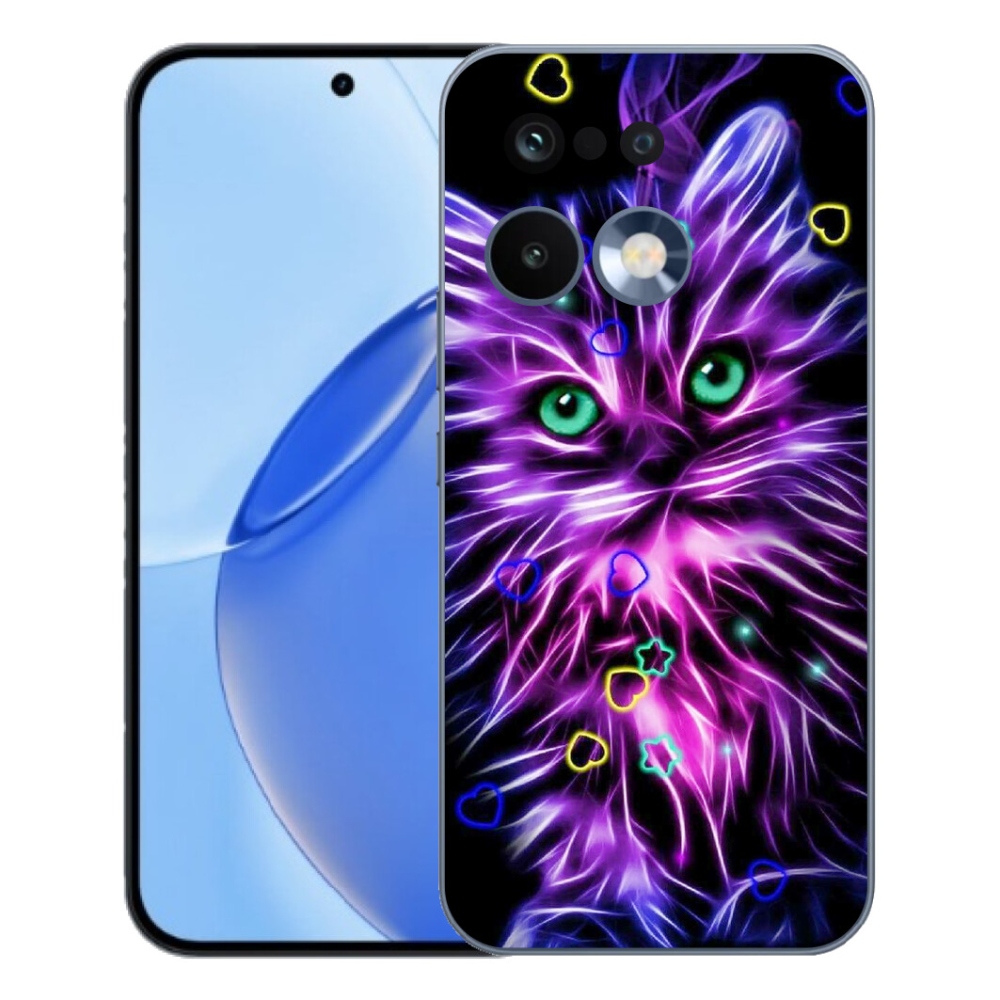 mmCase gél tok a Realme 16 Pro-hoz – absztrakt macska
