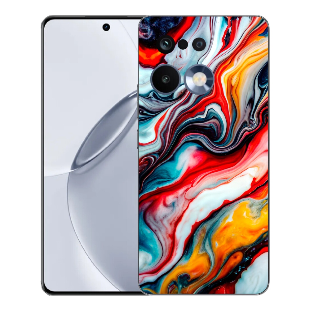 mmCase gélhuzat a Realme 16 Pro+ készülékhez – absztrakt motívum 35