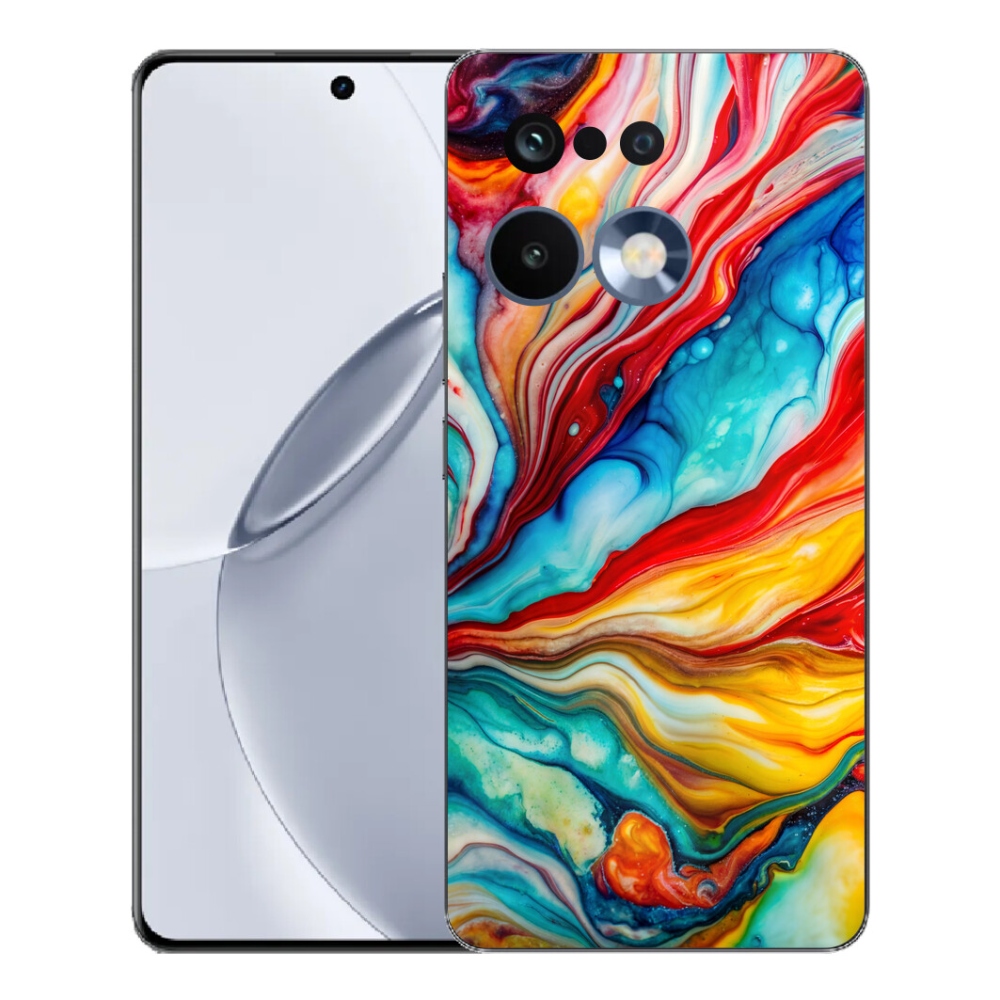 mmCase gélhuzat a Realme 16 Pro+ készülékhez – absztrakt motívum 58