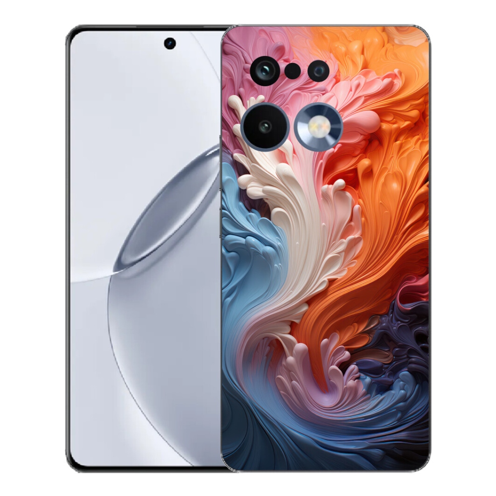 mmCase gélhuzat a Realme 16 Pro+ készülékhez – absztrakt motívum 8
