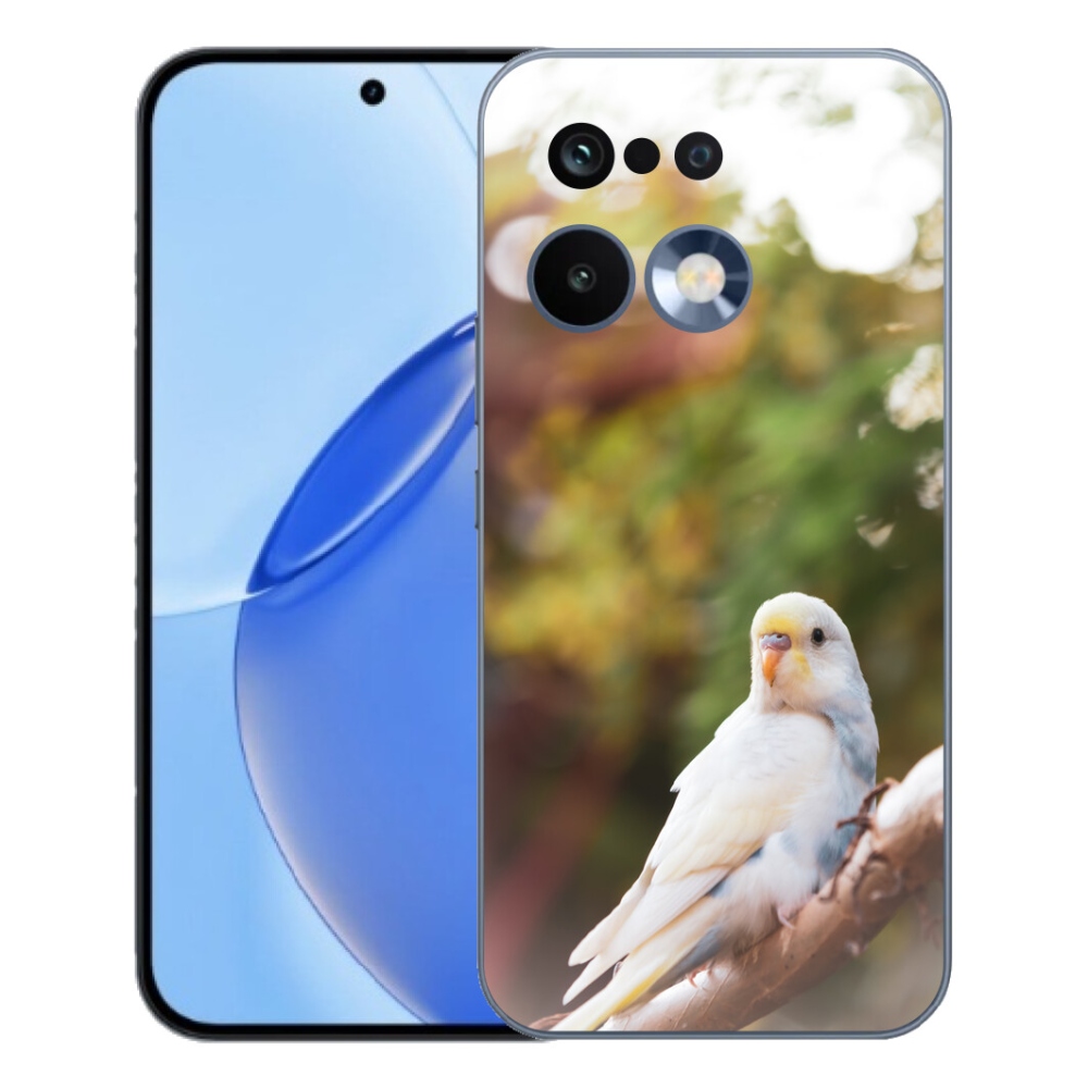 mmCase géltok a Realme 16 Pro-hoz – fehér papagáj