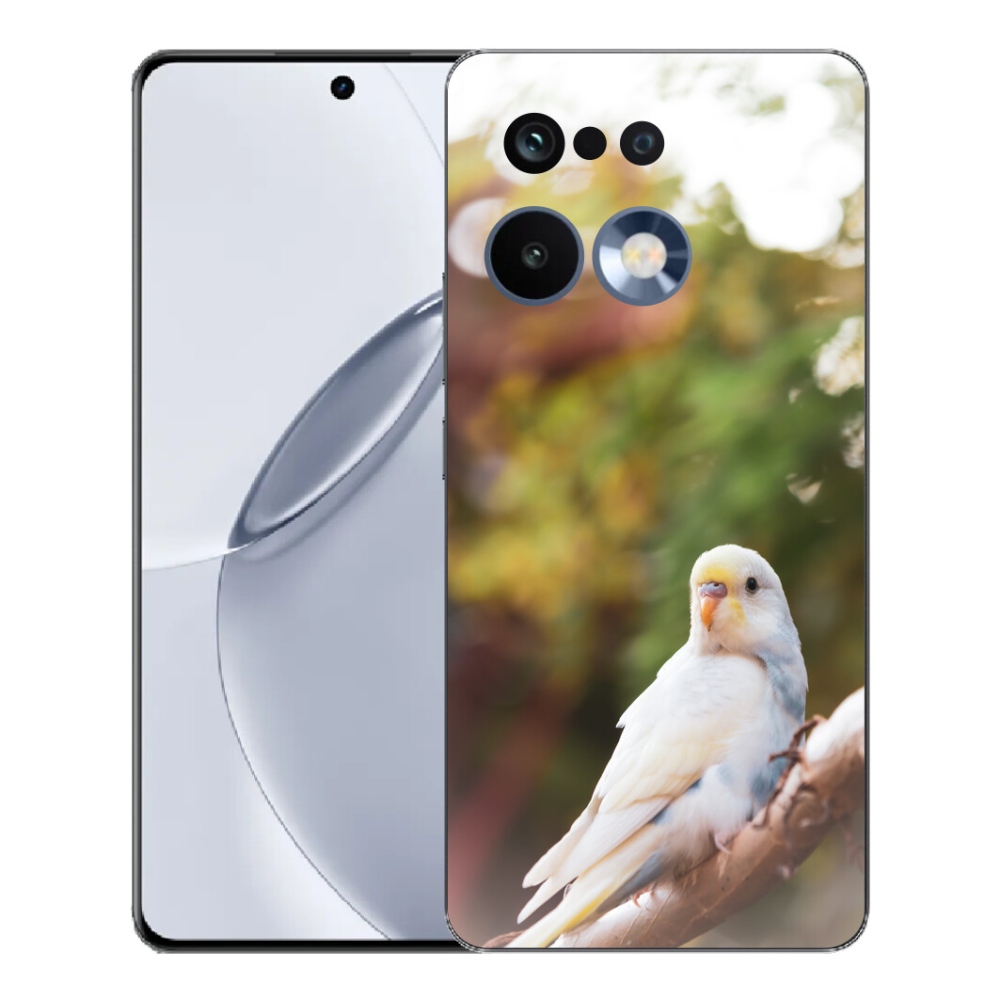 mmCase géltok a Realme 16 Pro+ készülékhez – fehér papagáj