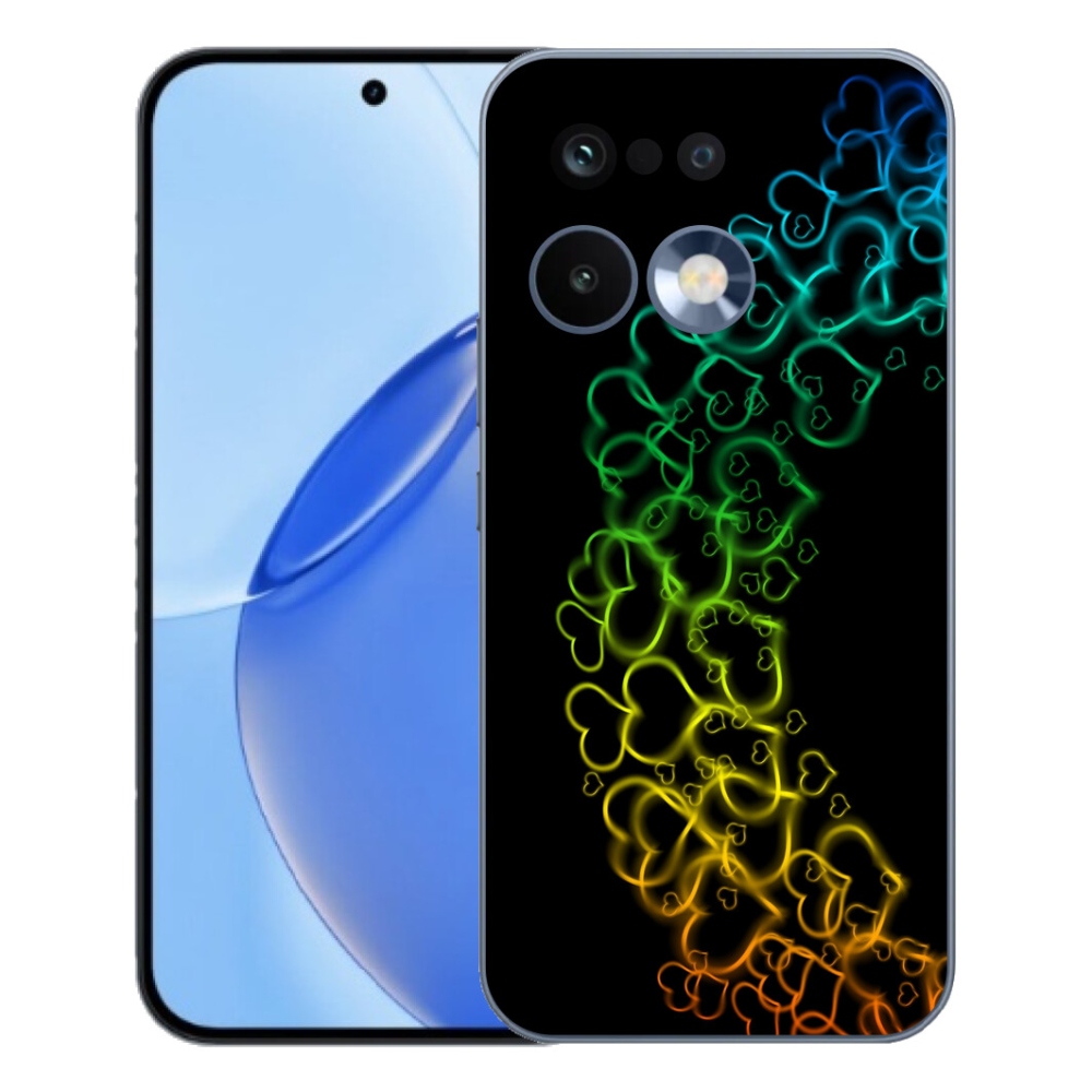 mmCase gél tok a Realme 16 Pro-hoz – színes szívek