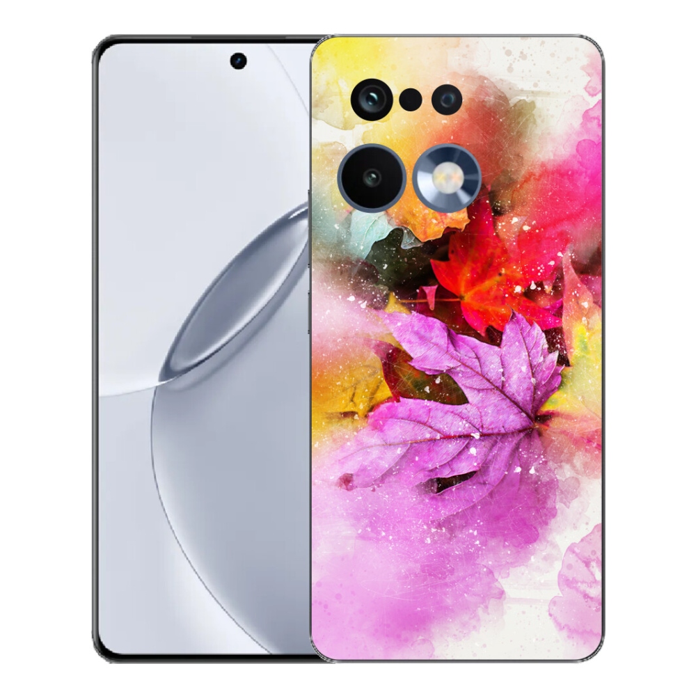 mmCase gélhuzat a Realme 16 Pro+ készülékhez – színes levelek