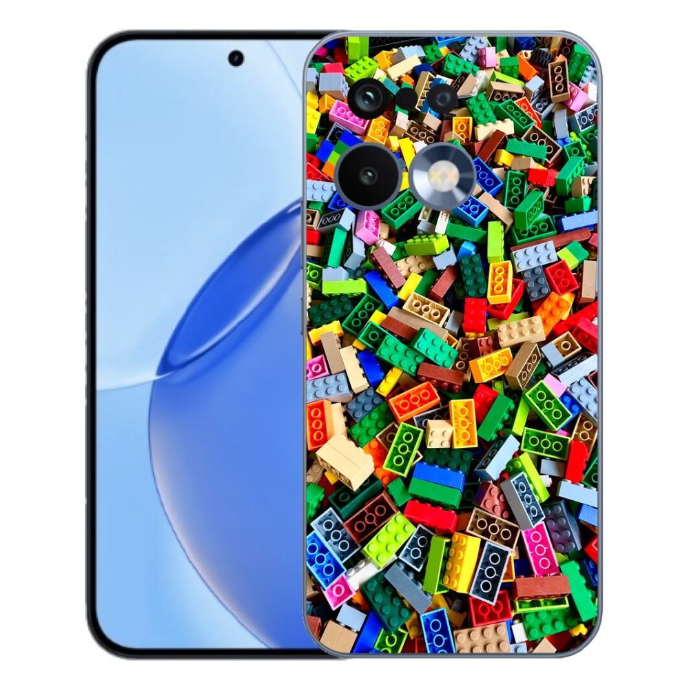 mmCase gélhuzat a Realme 16 Pro-hoz – színes építőelemek