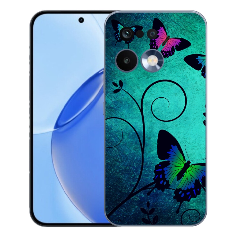 mmCase gél tok a Realme 16 Pro-hoz – színes pillangók