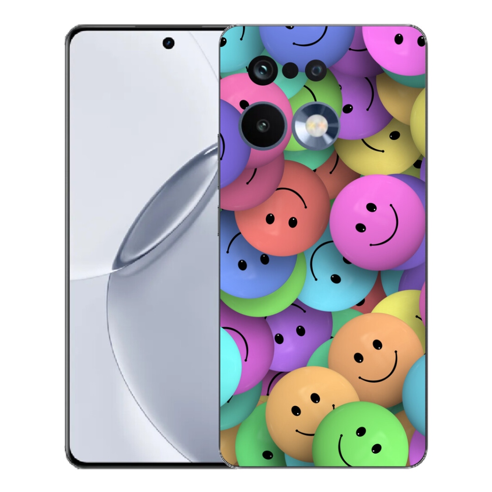 mmCase gél tok a Realme 16 Pro+ készülékhez – színes smiley-k
