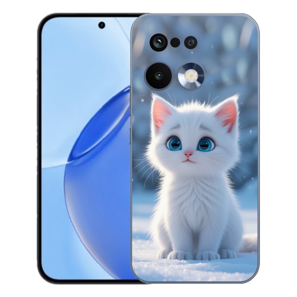 mmCase géltok a Realme 16 Pro-hoz – fehér cica 3