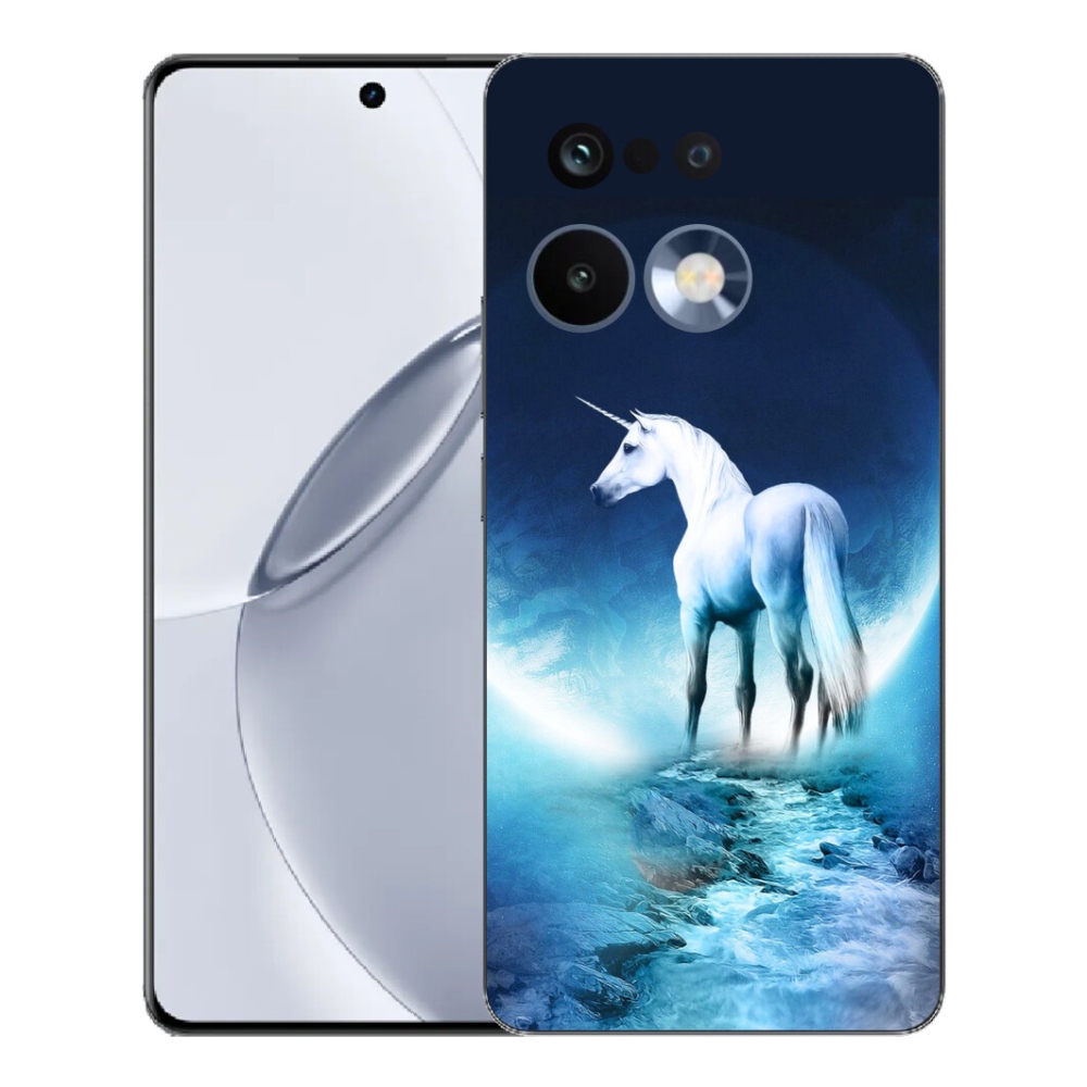 mmCase géltok a Realme 16 Pro+ készülékhez – fehér egyszarvú