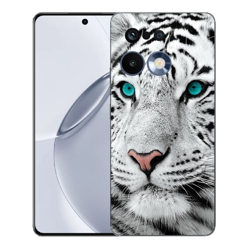 mmCase géltok a Realme 16 Pro+ készülékhez – fehér tigris
