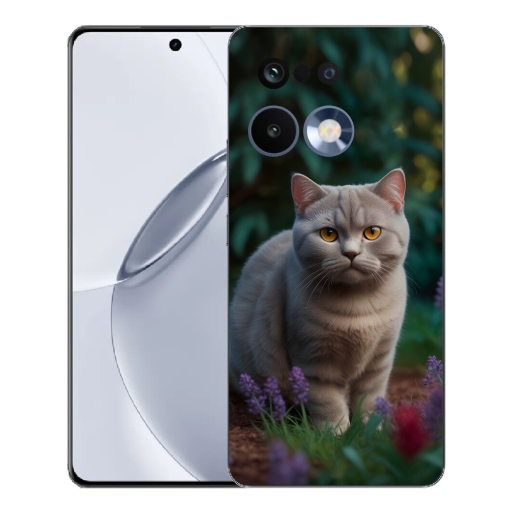 mmCase gél tok a Realme 16 Pro+ készülékhez – brit macska