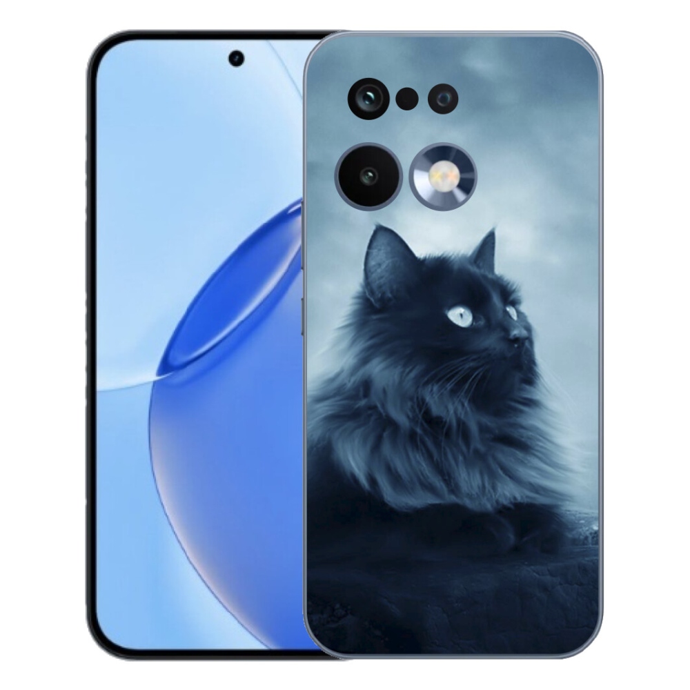 mmCase gél tok a Realme 16 Pro-hoz – fekete macska 1