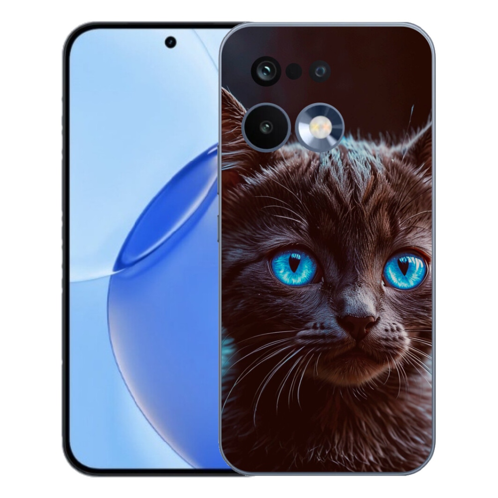 mmCase gél tok a Realme 16 Pro-hoz – fekete cica 2