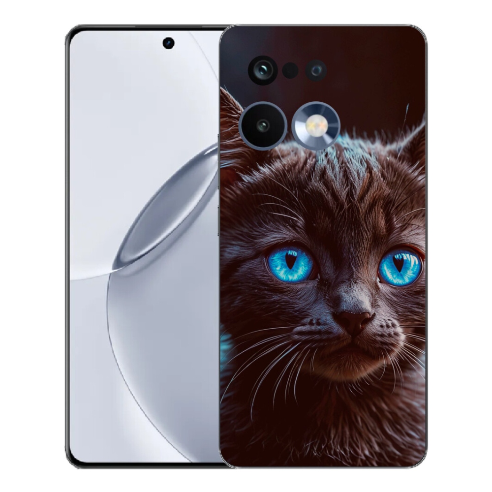 mmCase gél tok a Realme 16 Pro+ készülékhez – fekete cica 2