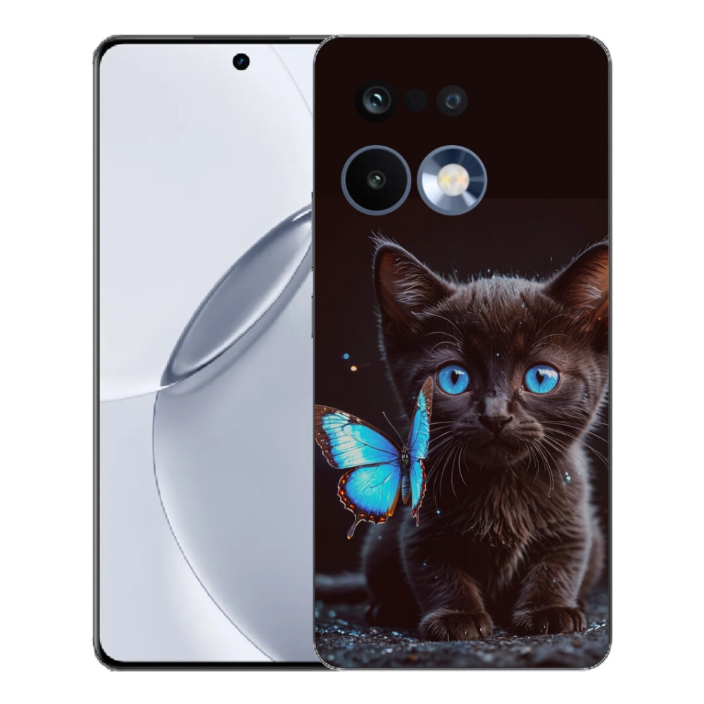 mmCase gél tok a Realme 16 Pro+ készülékhez – fekete cica 3