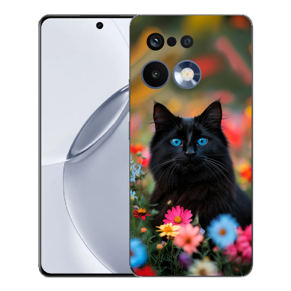 mmCase gél tok a Realme 16 Pro+ készülékhez – fekete cica 4