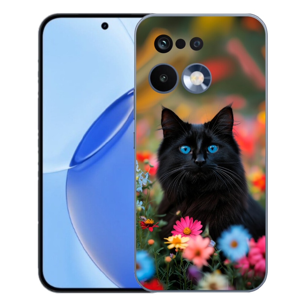 mmCase gél tok a Realme 16 Pro-hoz – fekete cica 4