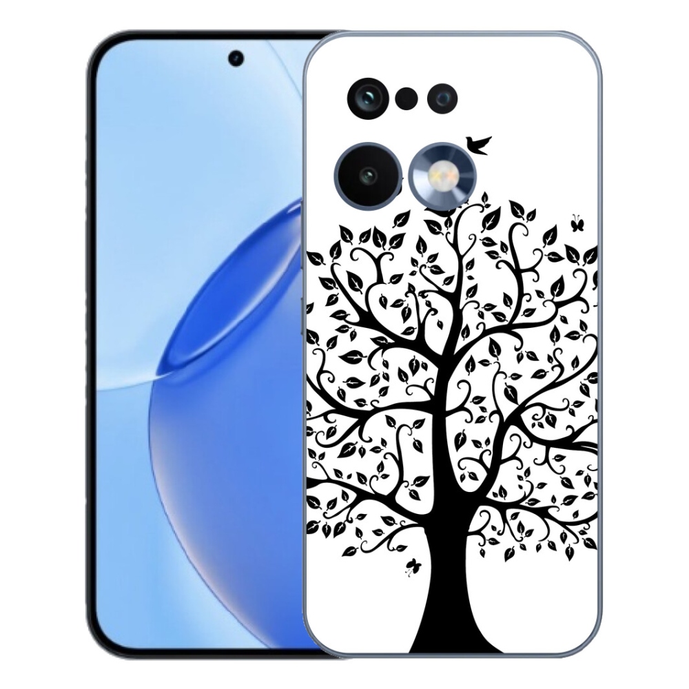 mmCase gélhuzat a Realme 16 Pro-hoz – fekete-fehér fa