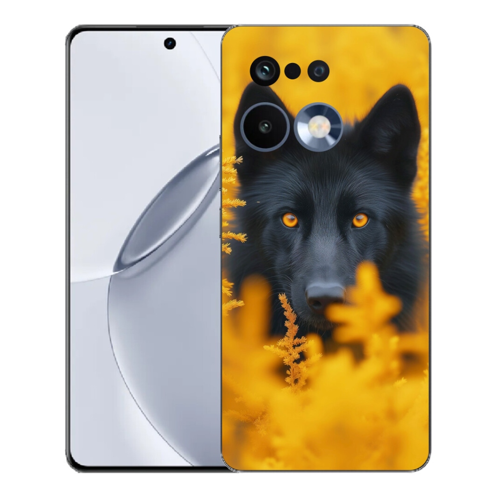 mmCase géltok a Realme 16 Pro+ készülékhez – fekete farkas 2