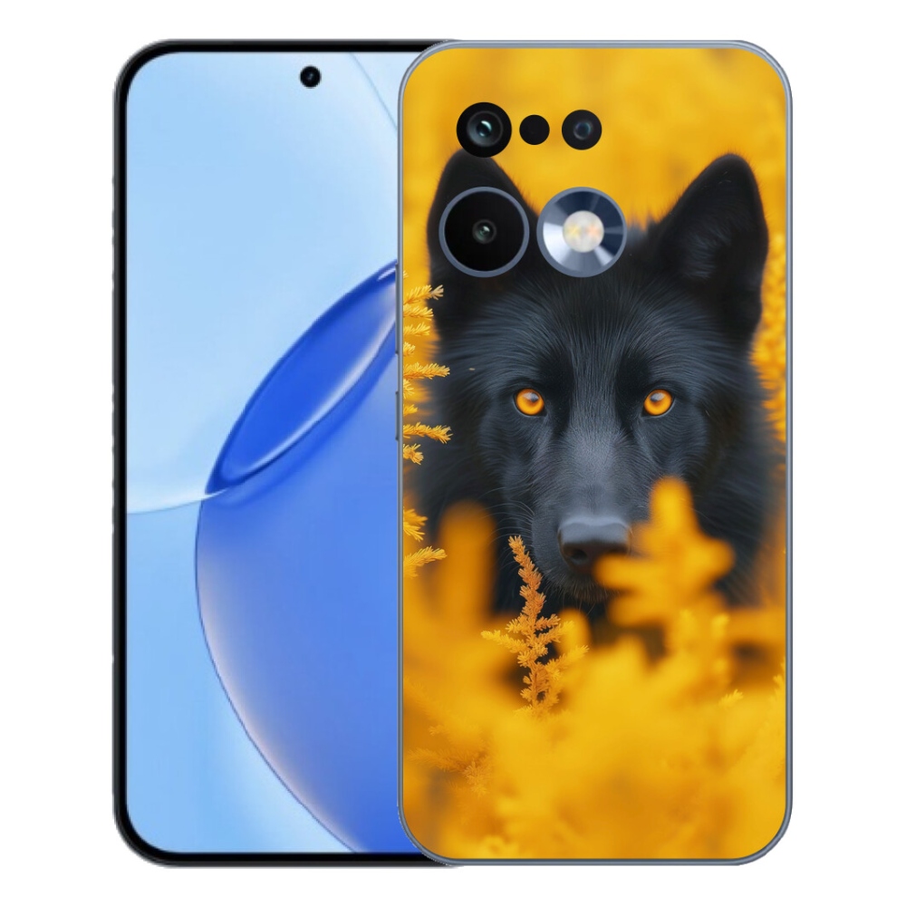 mmCase gél tok a Realme 16 Pro-hoz – fekete farkas 2