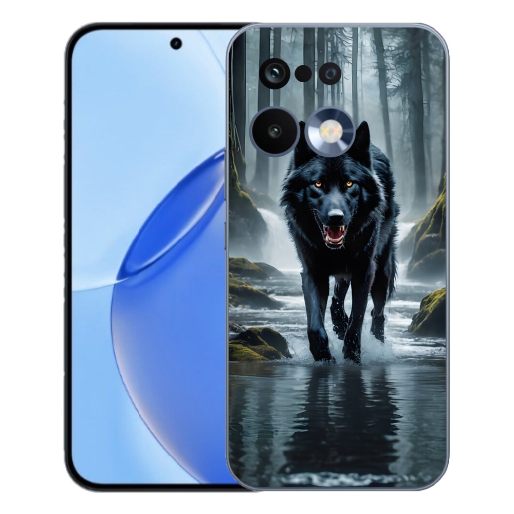 mmCase géltok a Realme 16 Pro-hoz – fekete farkas