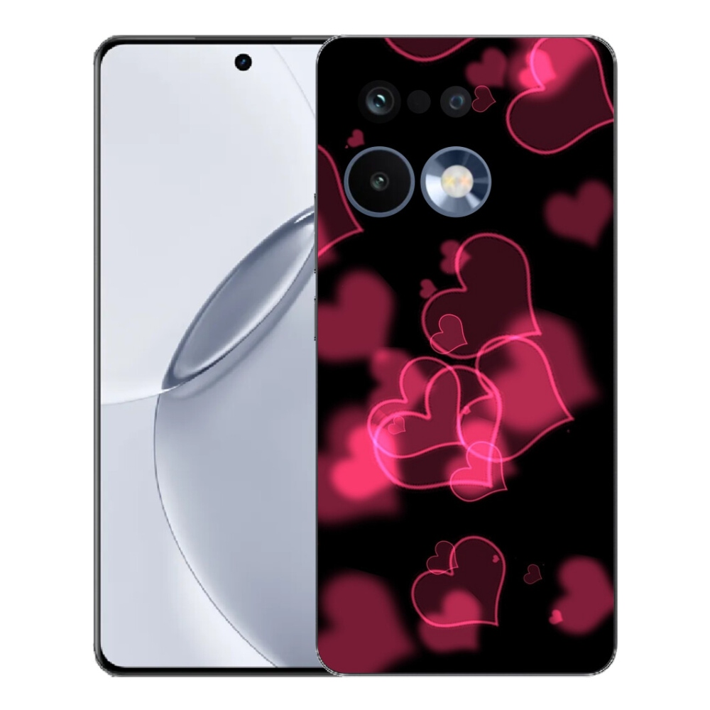 mmCase géltok a Realme 16 Pro+ készülékhez – piros szívecskék