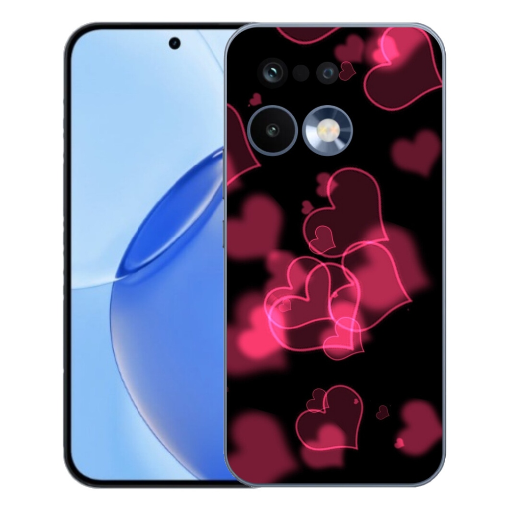 mmCase géltok a Realme 16 Pro-hoz – piros szívecskék