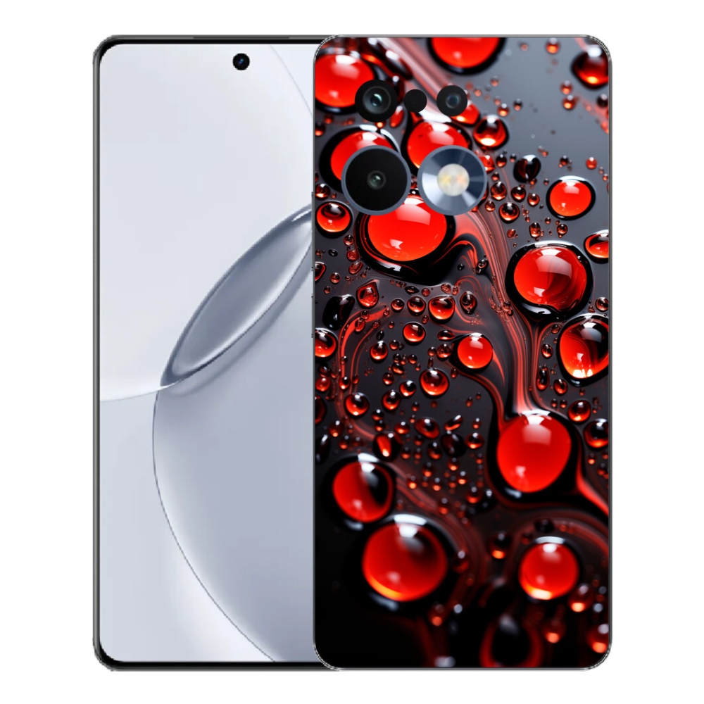 mmCase géltok a Realme 16 Pro+ készülékhez – piros cseppek 2