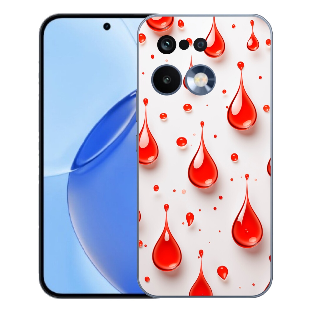 mmCase géltok a Realme 16 Pro-hoz – piros cseppek