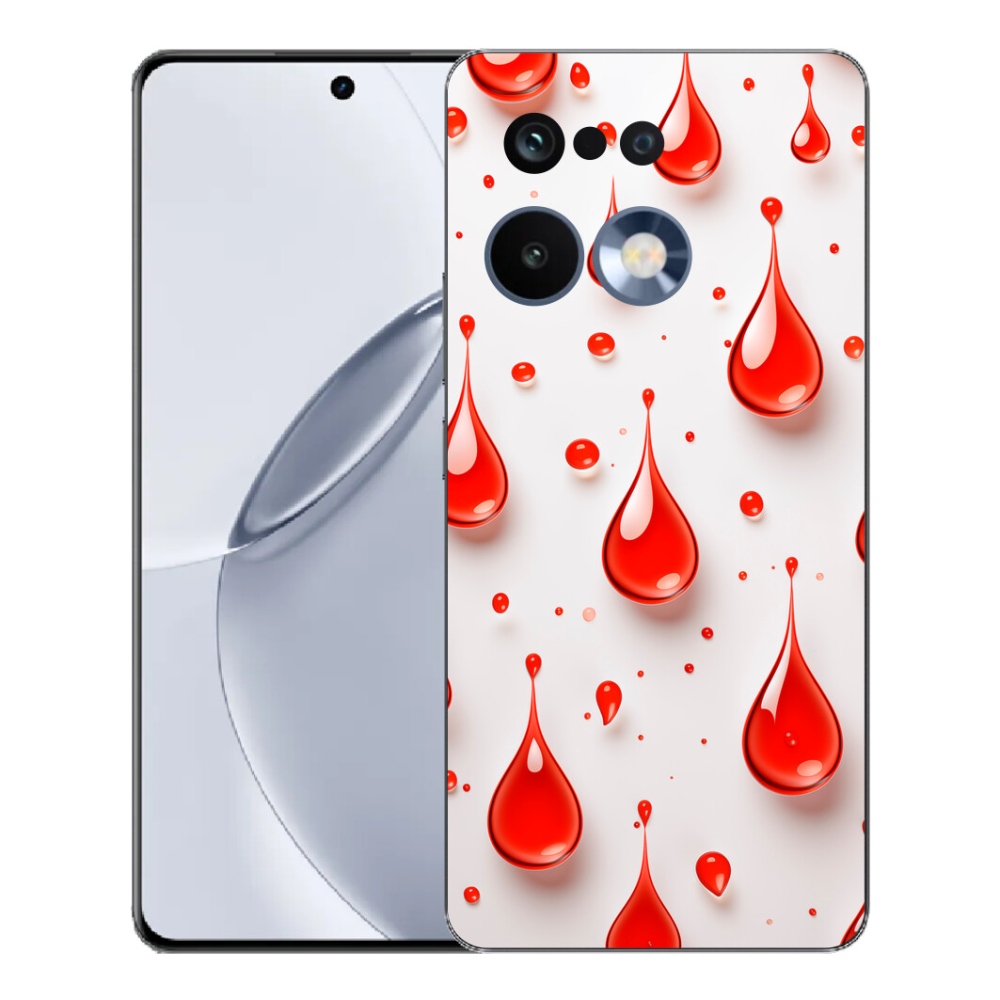 mmCase géltok a Realme 16 Pro+ készülékhez – piros cseppek