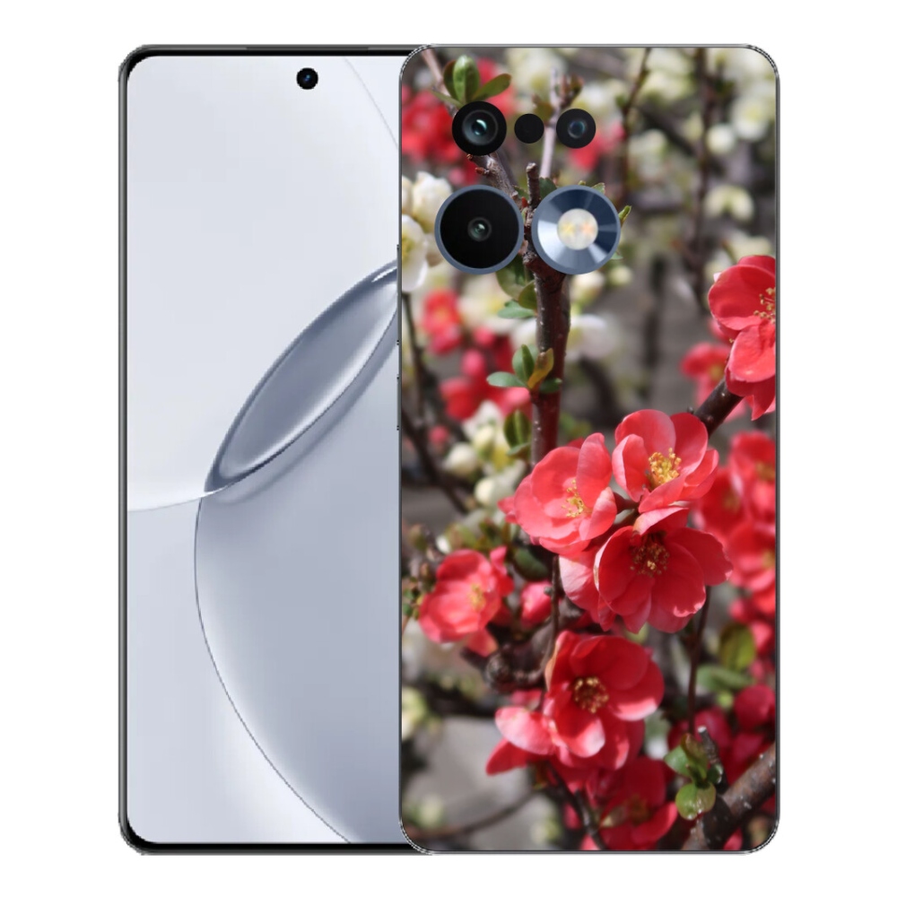 mmCase géltok a Realme 16 Pro+ készülékhez – piros virágok