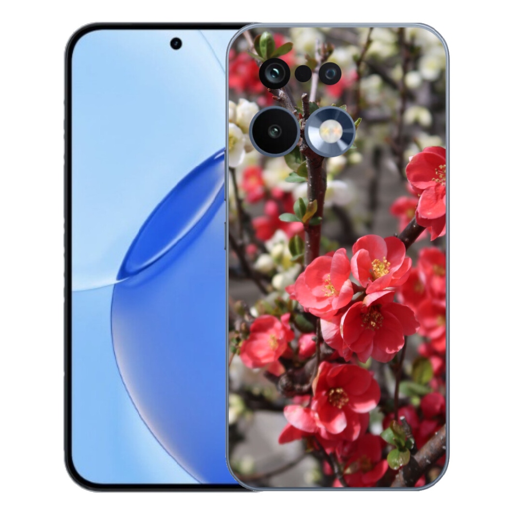 mmCase géltok a Realme 16 Pro-hoz – piros virágok