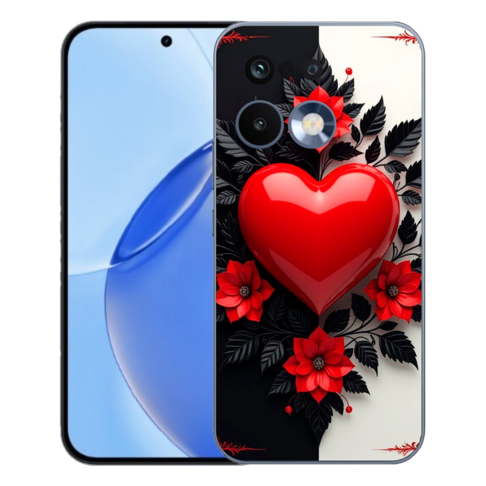 mmCase géltok a Realme 16 Pro-hoz – piros szív
