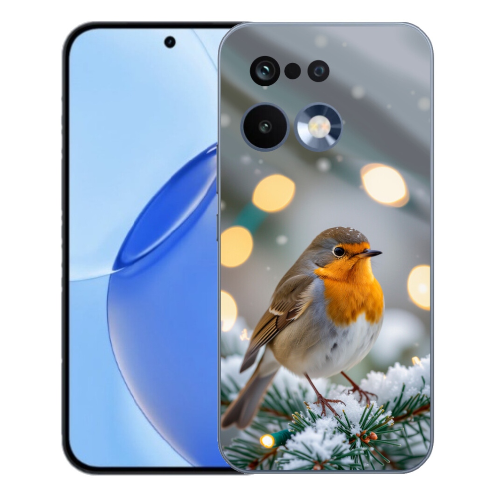 mmCase gélhuzat a Realme 16 Pro-hoz – téli vörös