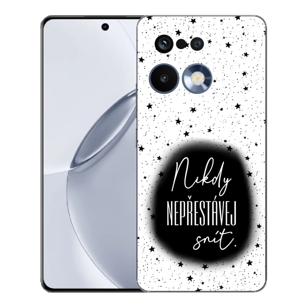 mmCase gél tok a Realme 16 Pro+ készülékhez – 1. idézet, fekete-fehér háttér