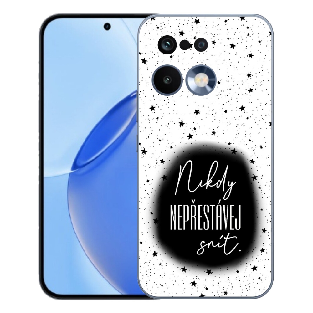 mmCase géltok a Realme 16 Pro-hoz – 1. idézet, fekete-fehér háttér