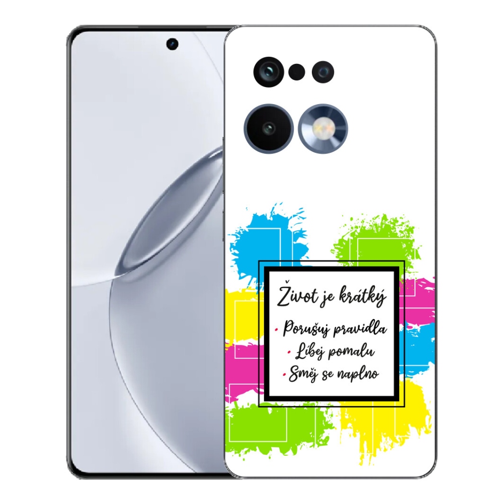 mmCase géltok a Realme 16 Pro+ készülékhez – idézet 5, fehér háttérrel