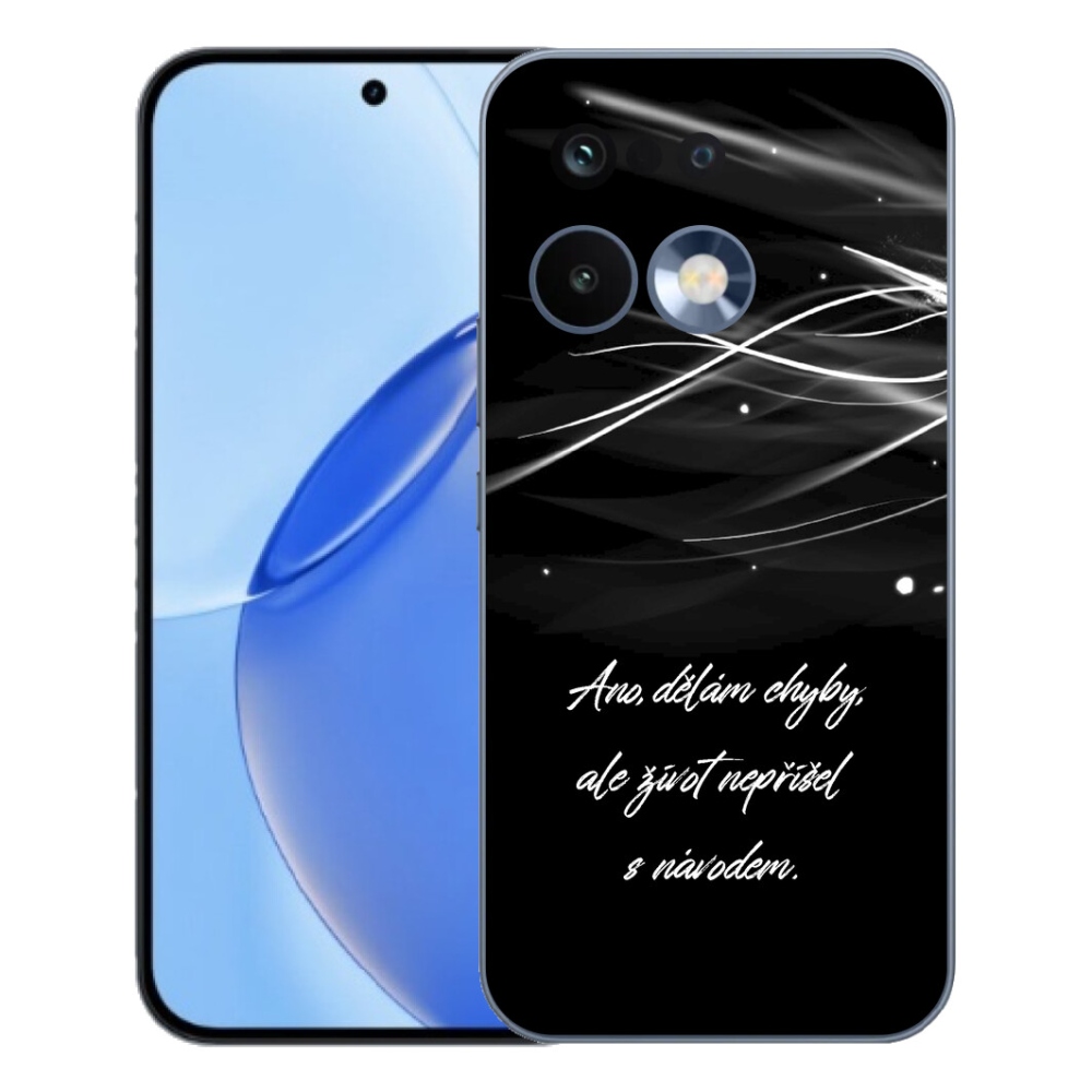 mmCase géltok a Realme 16 Pro-hoz – idézet fekete háttérrel
